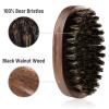 BFWood Beard Brush and Bamboo Paddle Hair Brush view 4
