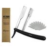 Professional Barber Straight Edge Razor with 10 Blades Men's Manual Shaver Salon Quality Razor view 1