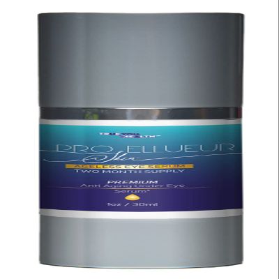 Pro Ellueur Skin Serum - Ageless Eye Serum - Two Month Supply - Reduce the Appearance of Wrinkles & Crows Feet - Help Minimize Dark Circles & Under Eye Bags - Contains Alpha Hydroxy Acids