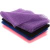 Beavorty 4pcs Exfoliating Body Scrubber Shower Washcloths for Skin Cleansing for Back Neck and Foot Care Unisex Bathing Accessory view 1