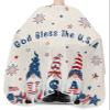 American Patriot Gnomes Flag Barber Cape - Salon Hair Cutting Cape for Women,Men,Kids,Adults,Independence Day Burlap Haircut Cape with Elastic Neckline Hairdressing Stylist Cape Gown Accessories view 3