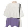 Farmhouse Purple Barber Cape - Salon Hair Cutting Cape for Women,Men,Kids,Adults,Modern Abstract Geometric Stripes Art Haircut Cape with Elastic Neckline Hairdressing Stylist Cape Gown Accessories view 1