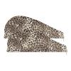 Bolaz Leopard Print Cheetah Animal Hair Towel 2 Pack, Super Absorbent Hair Drying Towel Quick Dry Hair Turbans Head Towel with Button Twisty Wrap for Women Girls view 2