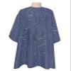 Abstract Navy Barber Cape - Salon Hair Cutting Cape for Women,Men,Kids,Adults,Blue Modern Geometric Mountain Line Art Haircut Cape with Elastic Neckline Hairdressing Stylist Cape Gown Accessories view 1