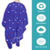 Country Star American Barber Cape - Salon Hair Cutting Cape for Women,Men,Kids,Adults,Country Rustic Blue Stars Red Haircut Cape with Elastic Neckline Hairdressing Stylist Cape Gown Accessories view 2