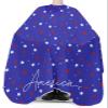 Country Star American Barber Cape - Salon Hair Cutting Cape for Women,Men,Kids,Adults,Country Rustic Blue Stars Red Haircut Cape with Elastic Neckline Hairdressing Stylist Cape Gown Accessories view 3