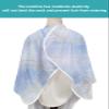 Ombre Marble Barber Cape - Salon Hair Cutting Cape for Women,Men,Kids,Adults,Gradent Marbling Blue Modern Classical Gold Haircut Cape with Elastic Neckline Hairdressing Stylist Cape Gown Accessories view 4