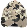Retro Flowers Barber Cape - Salon Hair Cutting Cape for Women,Men,Kids,Adults,Black Tan Brown Floral Abstract Aesthetics Line Art Haircut Cape with Elastic Neckline Hairdressing Stylist Cape Gown view 3