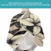 Retro Flowers Barber Cape - Salon Hair Cutting Cape for Women,Men,Kids,Adults,Black Tan Brown Floral Abstract Aesthetics Line Art Haircut Cape with Elastic Neckline Hairdressing Stylist Cape Gown view 4