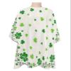 Clover Barber Cape - Salon Hair Cutting Cape for Women,Men,Kids,Adults,Happy St. Patrick's Day Retro Green Shamrocks Haircut Cape with Elastic Neckline Hairdressing Stylist Cape Gown Accessories view 1