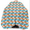 Modern Simple Barber Cape - Salon Hair Cutting Cape for Women,Men,Kids,Adults,Orange Blue Stripes Abstract Aesthetic Art Haircut Cape with Elastic Neckline Hairdressing Stylist Cape Gown Accessories view 3