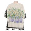 French Country Floral Barber Cape - Salon Hair Cutting Cape for Women,Men,Kids,Adults,Purple Daisy Farmhouse Black White Check Haircut Cape with Elastic Neckline Hairdressing Stylist Cape Gown view 1