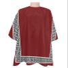 Wine Red Black Barber Cape - Salon Hair Cutting Cape for Women,Men,Kids,Adults,Traditional Chinese Geometric Tile Pattern Haircut Cape with Elastic Neckline Hairdressing Stylist Cape Gown Accessories view 1
