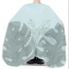 Abstract Leaves Barber Cape - Salon Hair Cutting Cape for Women,Men,Kids,Adults,Modern Geometric Minimalist Aesthetics Art Haircut Cape with Elastic Neckline Hairdressing Stylist Cape Gown Accessories view 3