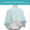 Abstract Leaves Barber Cape - Salon Hair Cutting Cape for Women,Men,Kids,Adults,Modern Geometric Minimalist Aesthetics Art Haircut Cape with Elastic Neckline Hairdressing Stylist Cape Gown Accessories view 4