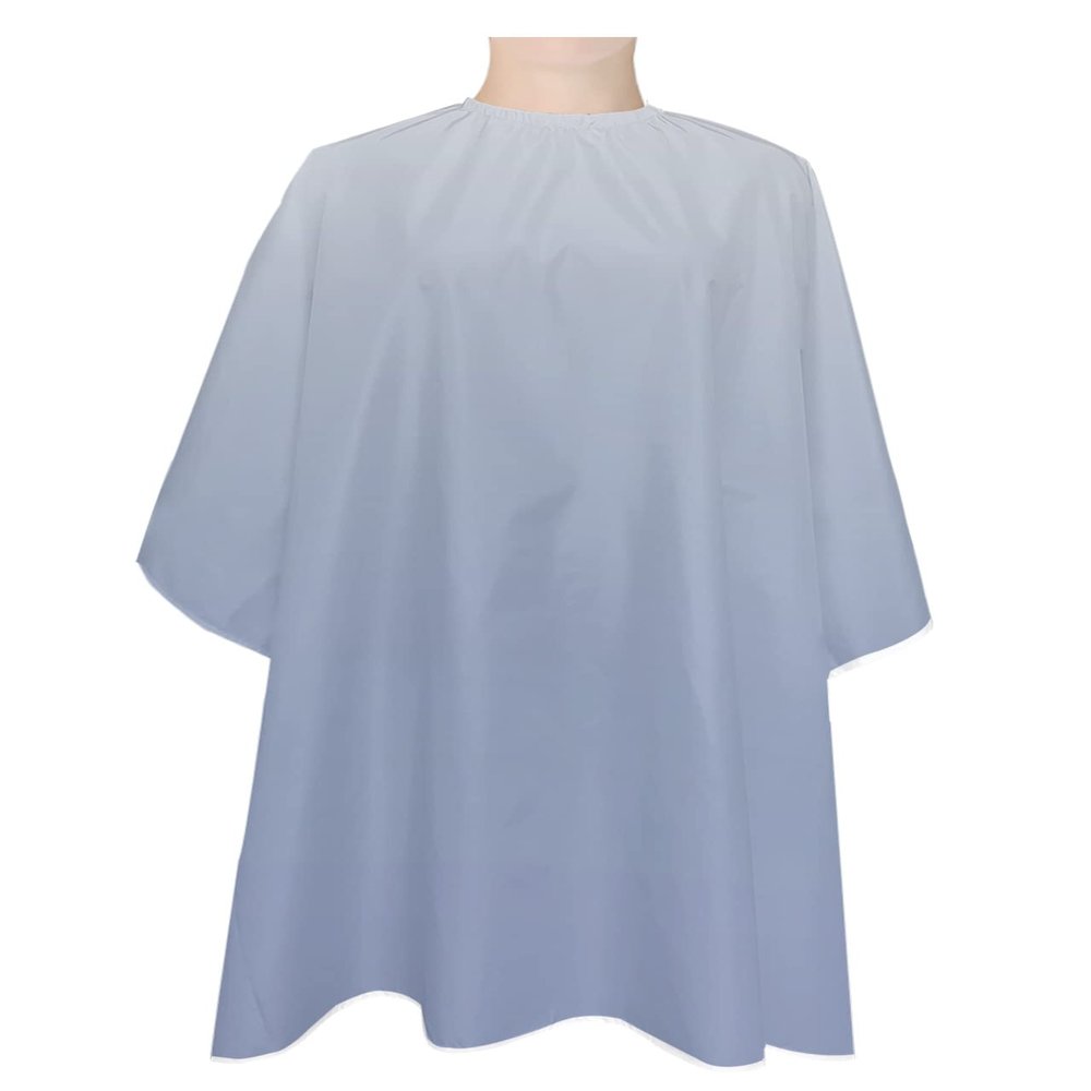 Abstract Gradient Art Barber Cape - Salon Hair Cutting Cape for Women, Men, Kids, Adults, Modern Ombre Grey Haircut Cape with Adjustable Elastic Neckline Hairdressing Stylist Cape Gown Accessories