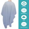 Abstract Gradient Art Barber Cape - Salon Hair Cutting Cape for Women, Men, Kids, Adults, Modern Ombre Grey Haircut Cape with Adjustable Elastic Neckline Hairdressing Stylist Cape Gown Accessories view 2