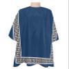 Navy Blue Black Barber Cape - Salon Hair Cutting Cape for Women,Men,Kids,Adults,Traditional Chinese Geometric Tile Pattern Haircut Cape with Elastic Neckline Hairdressing Stylist Cape Gown Accessories view 1