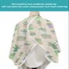 Summer Green Plant Barber Cape - Salon Hair Cutting Cape for Women,Men,Kids,Adults,Cactus Prickly Pear Succulents Haircut Cape with Elastic Neckline Hairdressing Stylist Cape Gown Accessories view 4