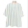 Abstract Stripes Barber Cape - Salon Hair Cutting Cape for Women,Men,Kids,Adults,Blue White Modern Geometric Art Haircut Cape with Elastic Neckline Hairdressing Stylist Cape Gown Accessories view 1
