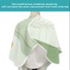 Boho Green Barber Cape - Salon Hair Cutting Cape for Women,Men,Kids,Adults,AbstractGeometric Leaves Plant Aesthetic Art Haircut Cape with Elastic Neckline Hairdressing Stylist Cape Gown Accessories view 4