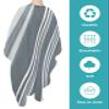 Geometric Barber Cape - Salon Hair Cutting Cape for Women,Men,Kids,Adults,Modern Abstract Geometric Line Art Haircut Cape with Adjustable Elastic Neckline Hairdressing Stylist Cape Gown Accessories view 2