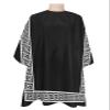 Black Barber Cape - Salon Hair Cutting Cape for Women,Men,Kids,Adults,Traditional Chinese Tile Pattern Haircut Cape with Adjustable Elastic Neckline Hairdressing Stylist Cape Gown Accessories view 1
