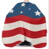 4th-of-July Barber Cape - Salon Hair Cutting Cape for Women,Men,Kids,Adults,Blue Red Patriotic Stars Stripes Haircut Cape with Adjustable Elastic Neckline Hairdressing Stylist Cape Gown Accessories view 3