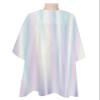 Abstract Gradient Barber Cape - Salon Hair Cutting Cape for Women,Men,Kids,Adults,Modern Minimalistic Geometric Ripple Art Haircut Cape with Elastic Neckline Hairdressing Stylist Cape Gown Accessories view 1