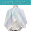 Abstract Gradient Barber Cape - Salon Hair Cutting Cape for Women,Men,Kids,Adults,Modern Minimalistic Geometric Ripple Art Haircut Cape with Elastic Neckline Hairdressing Stylist Cape Gown Accessories view 4