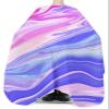 Marble Ombre Barber Cape - Salon Hair Cutting Cape for Women,Men,Kids,Adults,Abstract Modern Fluid Purple Blue Yellow Art Haircut Cape with Elastic Neckline Hairdressing Stylist Cape Gown Accessories view 3