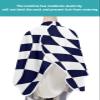 Modern Black Barber Cape - Salon Hair Cutting Cape for Women,Men,Kids,Adults,Geometric White Checkered Lattice Haircut Cape with Adjustable Elastic Neckline Hairdressing Stylist Cape Gown Accessories view 4
