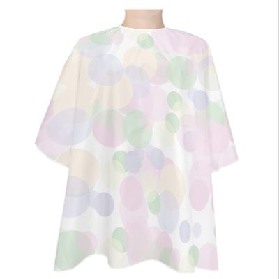 Boho Polka Dot Barber Cape - Salon Hair Cutting Cape for Women,Men,Kids,Adults,Pink Green Purple Bohemia Abstarct Haircut Cape with Elastic Neckline Hairdressing Stylist Cape Gown Accessories