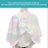 Boho Polka Dot Barber Cape - Salon Hair Cutting Cape for Women,Men,Kids,Adults,Pink Green Purple Bohemia Abstarct Haircut Cape with Elastic Neckline Hairdressing Stylist Cape Gown Accessories view 4