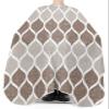 Retro Brown Barber Cape - Salon Hair Cutting Cape for Women,Men,Kids,Adults,Abstract Geometric Middle Century Ombre Plaid Haircut Cape with Elastic Neckline Hairdressing Stylist Cape Gown Accessories view 3