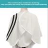 Orange Barber Cape - Salon Hair Cutting Cape for Women,Men,Kids,Adults,Modern Abstract Geometric Patchwork Stripes Art Haircut Cape with Elastic Neckline Hairdressing Stylist Cape Gown Accessories view 4