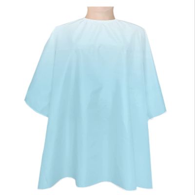 Abstract Modern Gradient Art Barber Cape - Salon Hair Cutting Cape for Women,Men,Kids,Adults,Ombre Sky Blue White Color Haircut Cape with Elastic Neckline Hairdressing Stylist Cape Gown Accessories