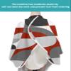 Middle Century Barber Cape - Salon Hair Cutting Cape for Women,Men,Kids,Adults,Retro Abstract Geometric European Style Haircut Cape with Elastic Neckline Hairdressing Stylist Cape Gown Accessories view 4