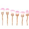 4color Soft Make Up Brushes Set,6pcs Rose Flower Foundation Brush,Super Large Face Powder Blush Brush for Powder Cosmetic ( Color : Gold ) view 1