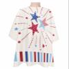 4th-of-July Barber Cape - Salon Hair Cutting Cape for Women,Men,Kids,Adults,Summer Red Blue Independence Day Star Haircut Cape with Elastic Neckline Hairdressing Stylist Cape Gown Accessories view 1