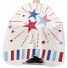 4th-of-July Barber Cape - Salon Hair Cutting Cape for Women,Men,Kids,Adults,Summer Red Blue Independence Day Star Haircut Cape with Elastic Neckline Hairdressing Stylist Cape Gown Accessories view 3