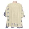 Retro Flower Barber Cape - Salon Hair Cutting Cape for Women, Men, Kids, Adults, Burlap Porcelain Floral Haircut Cape with Adjustable Elastic Neckline Hairdressing Stylist Cape Gown Accessories view 1