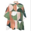 Abstract Geometric Barber Cape - Salon Hair Cutting Cape for Women,Men,Kids,Adults,Chic Multi Middle Century Aesthetics Haircut Cape with Elastic Neckline Hairdressing Stylist Cape Gown Accessories view 1
