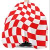 Red Checkered Barber Cape - Salon Hair Cutting Cape for Women, Men, Kids, Adults, Modern Abstract Dizz Lattice Haircut Cape with Adjustable Elastic Neckline Hairdressing Stylist Cape Gown Accessories view 3