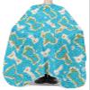 Abstract Dots Barber Cape - Salon Hair Cutting Cape for Women,Men,Kids,Adults,Gradient Blue Yellow Modern Dizziness Lines Haircut Cape with Elastic Neckline Hairdressing Stylist Cape Gown Accessories view 3