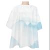 Blue White Mountains Barber Cape - Salon Hair Cutting Cape for Women,Men,Kids,Adults,Aesthetics Casual Classic Natural Landscape Haircut Cape with Elastic Neckline Hairdressing Stylist Cape Gown view 1