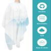 Blue White Mountains Barber Cape - Salon Hair Cutting Cape for Women,Men,Kids,Adults,Aesthetics Casual Classic Natural Landscape Haircut Cape with Elastic Neckline Hairdressing Stylist Cape Gown view 2