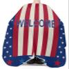 Patriot Summer Holiday Barber Cape - Salon Hair Cutting Cape for Women,Men,Kids,Adults,Welcome Independence Day Haircut Cape with Adjustable Elastic Neckline Hairdressing Stylist Cape Gown Accessories view 3