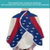 Patriot Summer Holiday Barber Cape - Salon Hair Cutting Cape for Women,Men,Kids,Adults,Welcome Independence Day Haircut Cape with Adjustable Elastic Neckline Hairdressing Stylist Cape Gown Accessories view 4
