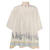 Boho Lavender Barber Cape - Salon Hair Cutting Cape for Women,Men,Kids,Adults,Retro Purple Flower Geometric Blue Orange Haircut Cape with Elastic Neckline Hairdressing Stylist Cape Gown Accessories view 1
